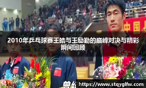 2010年乒乓球赛王皓与王励勤的巅峰对决与精彩瞬间回顾